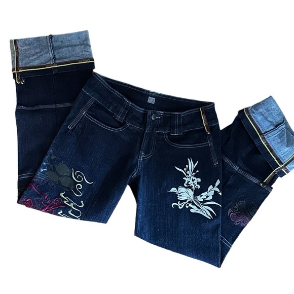 Girbaud Embroidered Scuttle Tape Streetwear Jeans - Picture 2 of 16